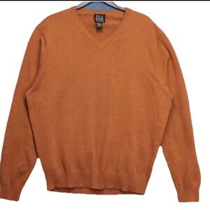 Jos. A. Bank Signature Collection 100% Pima Cotton V-Neck Sweater. Mens Med